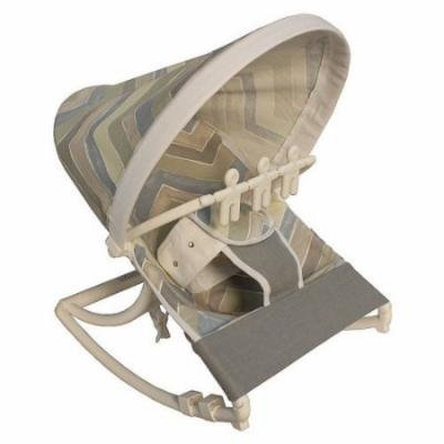Hoohobbers Chevron Blue Rocking Infant Rocker Seat