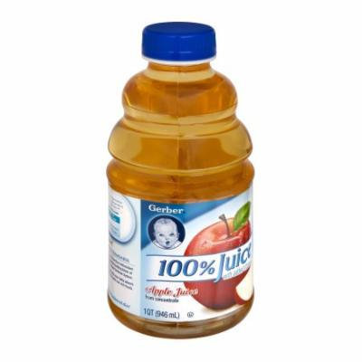 Gerber 100% Juice Gerber Apple Juice, 32 FL OZ (Pack of 6)