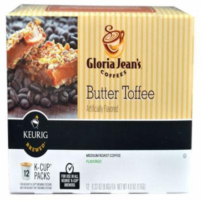 Green Mountain Coffee Gloria Jean's Butter Toffee Cofee K-Cups, 12 CT (Pack of 6)