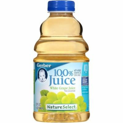 Gerber 100% Juice 100% White Grape Juice, 32 FL OZ (Pack of 6)