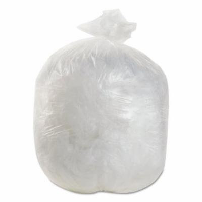 High-Density Can Liners, 20 x 22, 7-Gallon, 6 Micron Equivalent, Clear, 50/Roll