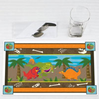 Dinosaur Birthday - Party Placemats - Set of 12
