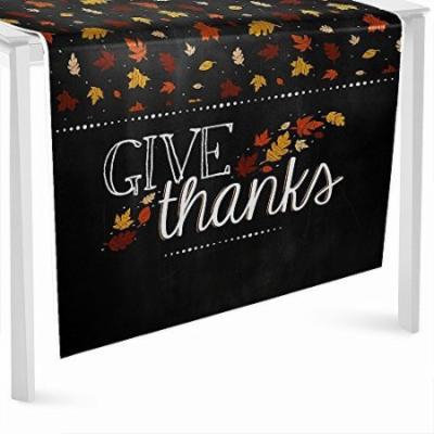 Give Thanks - Thanksgiving Party Table Runner - 24