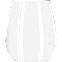 Libbey Stemless Clear White Wine Glasses, 11.75 oz, (Pack of 12)