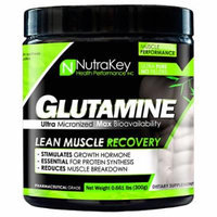 Nutrakey L-Glutamine Unflavored - 300 Grams