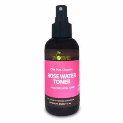 Organic Rose Water Toner by Sky Organics 4oz - Distilled Rose Water (2 Pack)