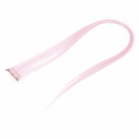 Costume Play Pink Straight Hair Clip Wig Hairpiece Oranment 22