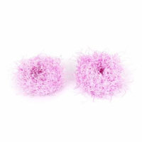 2 Pcs Purple Stretchy Ponytail Holder Hair Ties Bands Ring Hair Ties Bands