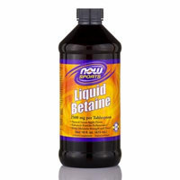 NOW� Sports - Liquid Betaine 2500 mg, Natural Green Apple Flavor - 16 fl. oz (47