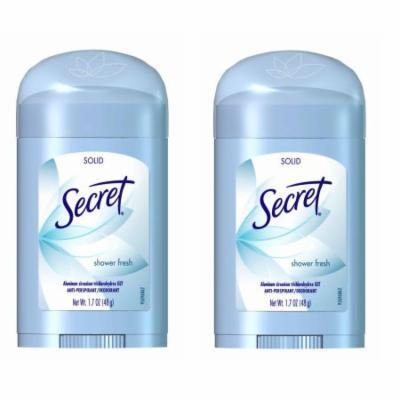 Secret Shower Fresh Solid Antiperspirant & Deodorant - 1.7oz - 2 Pack + FREE SHIPPING!