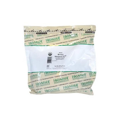 Frontier Mustard Seed Brown Whole Organic - 1 lb