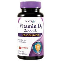 Natrol Vitamin D3 2,000 IU Fast Dissolve