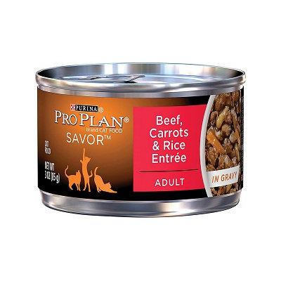 PRO PLAN® SAVOR® ADULT Beef, Carrots & Rice Entree In Gravy