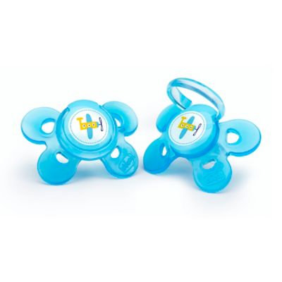 Chicco 4+ Month 2 Pack Comfort Shield Orthopedic Pacifier - Blue