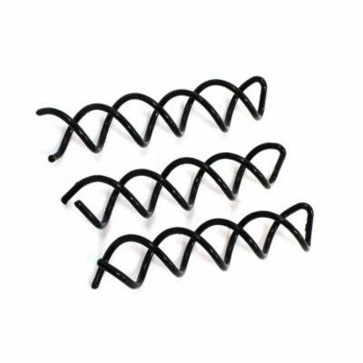 Ladies Black Metal Wave Wire Hoop Hair Clip 3 Pcs