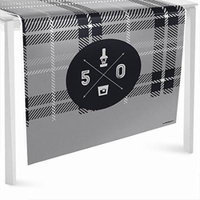 50th Milestone Birthday - Dashingly Aged to Perfection - Party Table Runner -24