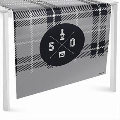 50th Milestone Birthday - Dashingly Aged to Perfection - Party Table Runner -24