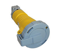 Thomas & Betts ABB Russelstoll ABB330C4W IEC Connector 30A 2 Pole 3 Wire 125V Pin & Sleeve