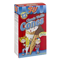 Joy Classic Waffle Cones - 12 CT