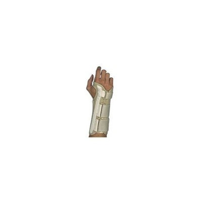 Sportaid Wrist Brace Sportaid, Wrist Brace Cock up Splint, Left, Beige, X-Large - 1 ea