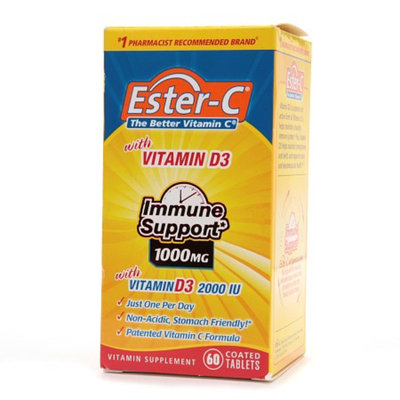 Ester C Vitamin C 1000mg with D3 2000 IU