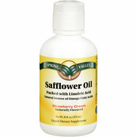 Spring Valley Safflower Oil Strawberry Cream Liquid Dietary Supplement