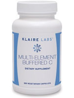 Klaire Labs, Multi-Element Buffered C 250 Vegetarian Capsules