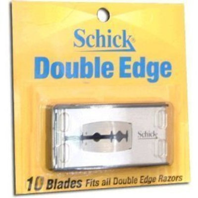 Schick Double Edge Razor Blades (Pack of 10)