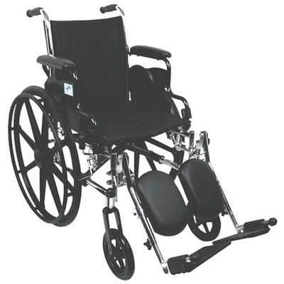 Nova Lightweight Wheelchair with Flip-Back Desk Arms and Elevating Leg Rests