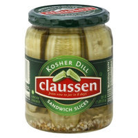 Claussen Dill Sandwich Pickle Slices 20 oz