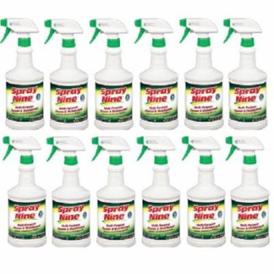 Spray Nine 26832 Multi-Purpose Cleaner and Disinfectant - 32 oz., (Pack of 12)