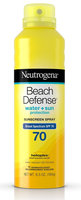 Neutrogena® Beach Defense® Water + Sun Protection Sunscreen Spray Broad Spectrum SPF 70
