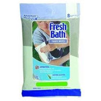 Adventure Medical Kits Travel Size Fresh Bath Wipes: 8-Pack