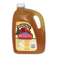 Musselman's Fresh Pressed Apple Juice, 128 FL OZ (Pack of 4)
