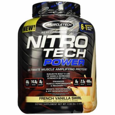 MuscleTech Nitro Tech Power, French Vanilla Swirl, 4 lbs