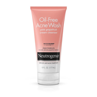 Neutrogena® Oil-Free Acne Wash Pink Grapefruit Cream Cleanser