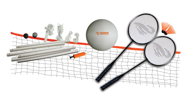 Triumph Sports USA Volleyball/Badminton Combo Set 35-7105