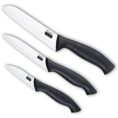 Cook N Home 3 Piece Ceramic Knife Set
