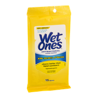Wet Ones Antibacterial Hand Wipes - 15 CT