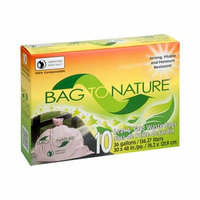 Bag To Nature Lawn and Leaf Biodegradable Waste Bags 10 Pack
