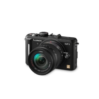 Panasonic Lumix DMC-GF1 Digital Camera with 14-45mm Lens - Black