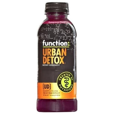 Function Drinks Function Urban Detox Pomegranate Cherry, 16.9-Ounce Bottles (Pack of 12)