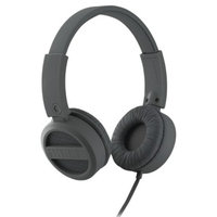 iHome Rubberized On-Ear Headphones - Gunmetal