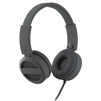 iHome Rubberized On-Ear Headphones - Gunmetal