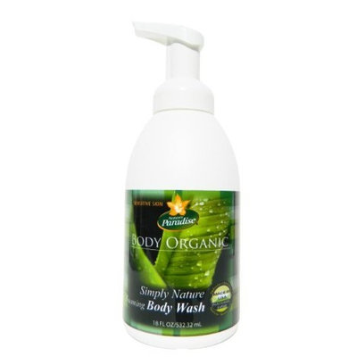 Body Wash Organic Unscented Simply Nature By Nature's Paradise