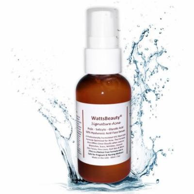 Watts Beauty Signature Acne 50% Hyaluronic Acid Face Serum, 2 oz