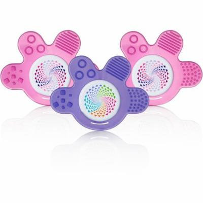 Evenflo Classic + Baby Boutique Soother, Pink and Purple, 3pk