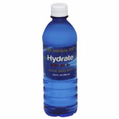 Hydrate High pH 9+ Alkaline Ionized Water, 16.9 fl oz (Pack of 24)