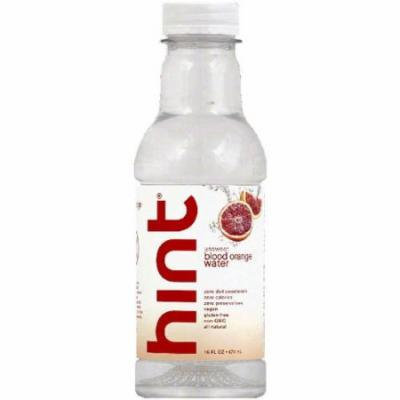 Hint Unsweet Blood Orange Water, 16 fl oz, (Pack of 12)