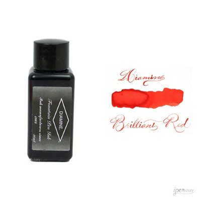 Diamine 30 ml Bottle Fountain Pen Ink, Brilliant Red